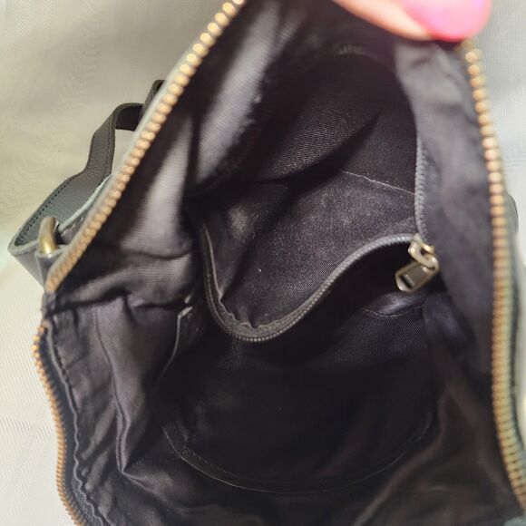 Wise Owl Leather Crossbody Bag Purse Black Travel Business Work Casual - Picture 10 of 15